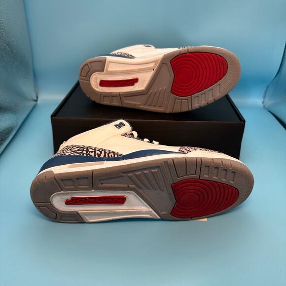 Air Jordan Retro 3 "True Blue" 2009 m8.5 w10 - Picture 9 of 16